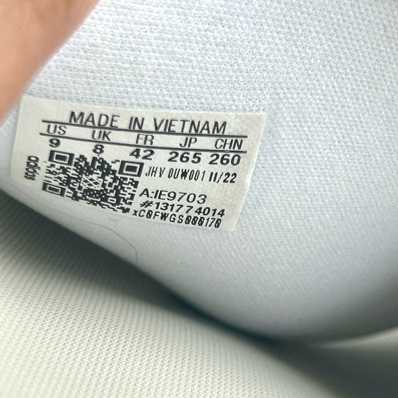 Adidas Platform Slides White Silver Size 9 - Picture 8 of 16